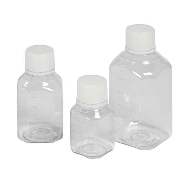 Bottle oct.PET 125 ml sterile